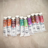 AOOKMIYA New 10 Color White Night Watercolor Paint Layered Color Master Precipitated Color Artist Painting  Aquarelas Art Supplies