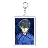 AOOKMIYA ART+ Creative Gifts Blue Lock Isagi Yoichi Acrylic Anime Keychain Bag Charms Pendant Jewelry Cute Creative Key Ring Friends Gift Figure Cartoon