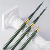 AOOKMIYA Portable Metal Rod Watercolor Brush Round Head Nylon Hair Painting Brush Special Art Supplies for Students' Travel Sketching