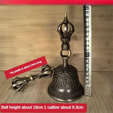 Copper Bell Meditation Accessories Nepalese Hand-carved Rattle Yoga Bell  Sound Healing Musical Percussion Instruments