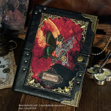 Butterfly Relief Notebook Loose Leaf Journal DIY Tools Gift Box Packaging It Is Very Suitable for Personal Use As A Gift
