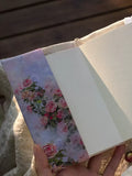 Rose Series Handbook Set  Office Portable Diary Small Notebook  Sketchbook for College Students Student Gift Stationery