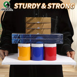 AOOKMIYA 2pcs 8,12,16,20inch Marie's Art Round Canvases Bulk for Painting,White,Blank Stretched Prepared Framed Boards for Oil,Acrylic