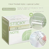 Office Transparent Sticky Notes Student Notebook Stickers Error Correction Stickers  Cute Sticky Notes  Tabs Sticky Notes