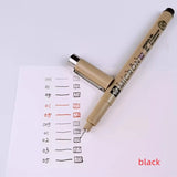 Drawing Tools  Black Waterproof Pen   Office Utensils Watercolor Pens  Waterproof Outlining Pens for Drawing  Neutral Pens