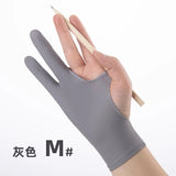 S/M/L Two-Finger Drawing Gloves Anti-touch Anti-fouling for Tablet Digital Board Touch Screen Oil Painting Art Supplies