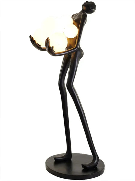 AOOKMIYA ART+ Creative Gifts Modern Humanoid Art Sculpture Creative Floor Lamp Home Exhibition Hall Hotel FRP Large Decorative Figure Ornaments