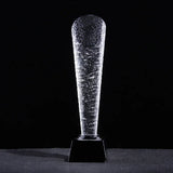 AOOKMIYA Customized Transparent Crystal Trophy, Five-Star, Creative Awards Ceremony, Competition Event, Craft Gift, Home Decorations, 1Pc
