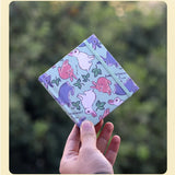 AOOKMIYA Portable Fabric Cotton Pulp Watercolor Sketchbook 10cm 300g Medium Coarse Texture Drawing Paper Travel Sketching Art Supplies