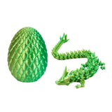 3D Printed Dragon Egg Dragon Gift Set Gemstone Ornament Full Articulated Crystal  Collectible Statue for Home Decor decoracion