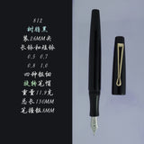 Fulin 812 Resin NO.5 Nib Fountain Pen Professional Hand-polished Long Knife Nib Office Business Writing Stationery Gifts