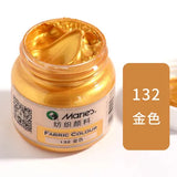 Dazzling Fluorescent Textile Fiber Acrylic Paint Single Bottle 50ml Colorful Painting Clothes Dye Waterproof Graffiti Diy