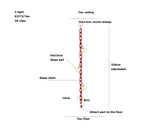 LED Artistic Colorized Chain Of Fate White Bubble Chandelier Lustre Hanging Lamps Suspension Luminaire Lampen For Dinning Room