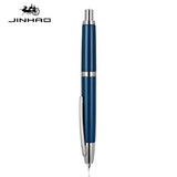 JINHAO 10 Press Fountain Pen Retractable EF/F Nib Metal With Clip Writing Ink Pen Converter School Supplies Stationery PK A1 A2