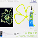 1PC PEBEO Setacolor 3D Fabric Paint, 20ml Textile Fiber Hook Line Pen Waterproof Diy Hand-painted Clothes Pigment