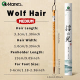 AOOKMIYA Marie's 1pc Chinese  Calligraphy Brush,Jianhao/Wolf Hair/Wool for Painting,Writing,Official Script,Regular Script,Cursive Script