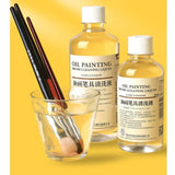 Oil Painting Tools Cleaning Agent Diluent Decontamination, Colorless and Odorless Acrylic Paint Brush Cleaning Agent