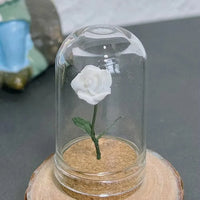 AOOKMIYA mega 1 mini rose glass protective cover home decoration craft ornaments