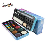 AOOKMIYA Pearl Solid Watercolor Paint Set in Portable Box Nail art exclusive Palette Travel Watercolor Set for Amateur Hobbyists AOOKMIYA.COM