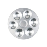 Metal Hand Drawn Watercolor Palette 6/10/12 Wells Circular/Rectangular Painting Color Palette Mixing Paint Tray Art Supplies