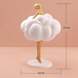 Creative Art Ballet Girl Resin Statues Ornament Living Room Porch Hotel Lobby Large Floor Sculpture Decoration Modern Home Decor