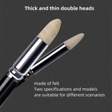 AOOKMIYA 2-pack Rubbing Pen Wooden Sponge Pen for Highlight Brightening Charcoal Pen Sketch Gray Surface Pen Student Sketch Art Supplies