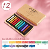 AOOKMIYA Marie's Soft Chalk Pastels,12/24/36/48 Colors,Drawing Stick for Artist,Professional,Pigment Painting Pen Tool,Powder Color Pens