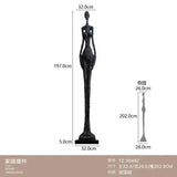 Hotel Lobby Large Figure Floor Ornaments Sales Office Model Room Window Abstract Art Soft Decoration Sculpture