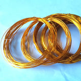 10/5m Pinch Wire Enamel Gold Wire Aluminum Oxide Material Flat Wire Flower Wire Color Sand Painting Craft Painting DIY Tools