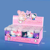 24pcs Sanrio Hello Kitty Pencil Sharpeners Cinamonroll Kuromi Student Mini Sharpening Tools Stationery School Supplies Wholesale