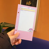 A6 Notebook Inside page 6 Ring Journal Spiral Replacement Journal Cute Note Book Weekly Grid Blank Diary Paper free shipping