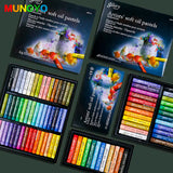 Mungyo 12/24/48 Colors Professional Soft Oil Pastel Dry High Quality Heavy Color Crayons For Drawing Stationery Art Supplies Wax