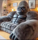 AOOKMIYA ART+ Creative Gifts ss 26 Gorilla Sofa Living Room Furniture Secondary Sofa Bedroom Bed Creative Large and Small Apartment Type Leather Sofa Bed