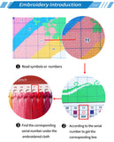 AOOKMIYA Merry Christmas Pre-Printed Cross Stitch, DIY Embroidery Set, Handicraft, Floss Needle Crafts, 102 Colors, 11ct, 14ct, 16ct,