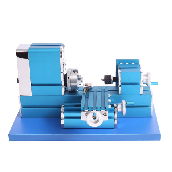 Mini Metal Lathe 36W CNC DIY Woodworking Lathe Machine 20000RPM Milling Bench Top Digital Lathe Education Modelmaking
