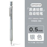 1pc Pentel Graphgear 500 Drafting Mechanical Pencil Engineering Automatic Pencil With Eraser for Pro Pens 0.3 0.5 0.7 0.9 mm