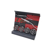 1:18 Scale Garage Diorama Tool Cabinet Set - Advanced DIY Assembly Display Model for Collectors, pvc & Metal Car Workshop Scene