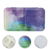 1 set Watercolor Pigment Box Empty Metal Tinplate Palette Jar Paint Mixing Tray Art Painting DIY Oil Colors Household Storage
