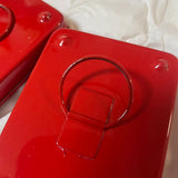 AOOKMIYA Empty Italian FOME Heavy Enamel Paint Box 18/24grids Mini Watercolor Gouache Artist Palette Painting Tools Art Supplies