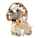 Crystal Dog Figurine for Birthday Gifts Chinese Zodiac Animal Art Craft Lucky Fortune Desktop Decor for Home Office Display