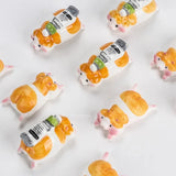 AOOKMIYA Schmincke Ceramic Pen Holder Cute Hamster Shape Brush Holder Decoration Ornament Photo Props Art Student Painting Supplies