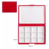 AOOKMIYA Empty Watercolor Paint Palette 12/24 Grid Watercolor Packaging Box Portable Paint Storage Box Travel Painting Art Supplies