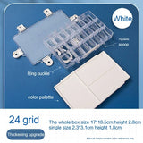 AOOKMIYA Mini Watercolor Palette Empty 8-54 Grid Portable Paint Box Travel Painting Watercolor Packaging Paint Tray Case Art Supplies  AOOKMIYA.COM