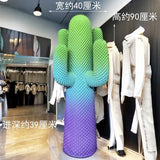 AOOKMIYA ART+ Creative Gifts Room Decor, Cactus Landing Large Sculpture Ornament, Plant Cactus Statue Crafts, Creative Coat Rack, Artworks Gifts, Customized