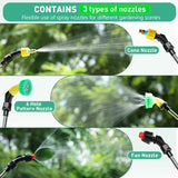 Shoulder Style Electric Sprayer 8L Watering Can With Spray Gun Automatic Garden Plant Mister USB Rechargeable Irrigation Tool