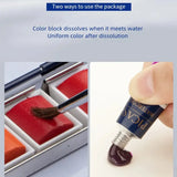 Artists Solid Watercolor Pigments Picasso Tubular Color Block Beginners Hand Painting Materials Art Students painting Supplies