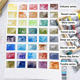 AOOKMIYA Schmincke Master Grade Precipitation Color Watercolor Pigment Sub-Package 1ml/2ml Shire/Starry Series Artist's Art Supplies