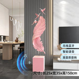 AOOKMIYA ART+ Creative Gifts Home Decor Creative 150CM Flocking Feather Statues Floor Decor Nordic Living Room Large Sculpture Bluetooth Speaker Art Ornament