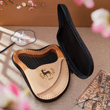 AOOKMIYA Lyre Harp Mahogany Portable Harps Professional Stringed Instruments Miniature Harpa Musical Instrument Beginners Children Gift AOOKMIYA.COM
