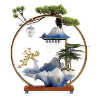 AOOKMIYA ART+ Creative Gifts Chinese water charm decoration creative circulating water home decoration desktop housewarming opening gift box